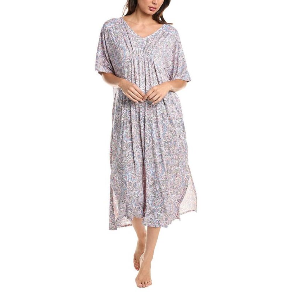 Ellen Tracy Womens Long Tunic, Purple